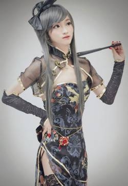 洛天依金丝雀可爱萝莉丝袜美腿Cosplay写真