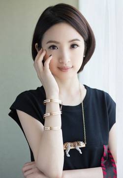 林依晨短发优雅写真图片