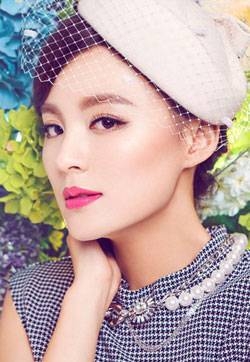 毛林林图片   毛林林花中唯美写真图片