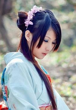 清新和服美女长发气质动人写真(一)