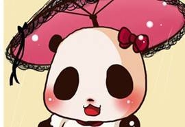 可爱卡通熊猫高清手机壁纸