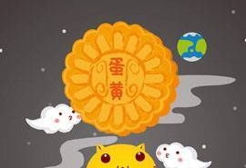 哈咪猫中秋节卡通图片手机壁纸