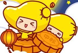 中秋节可爱萌萌哒卡通手机壁纸