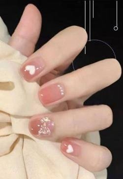 短指甲款式图片 短指甲造型图片