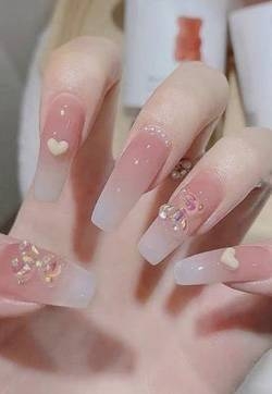 长指甲美甲 长指甲图片美甲图片