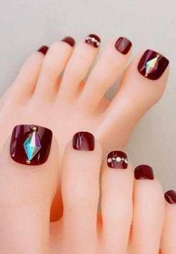 脚指甲美甲 脚指甲美甲款式图片