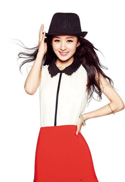 赵丽颖轻盈美女手机壁纸