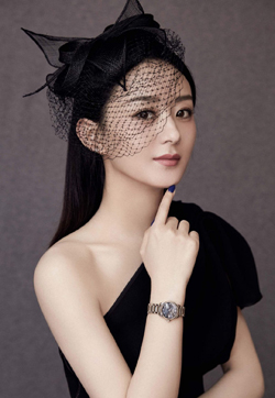 赵丽颖性感露肩写真手机壁纸
