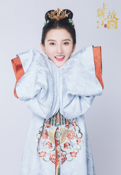 非主流美女模特宋祖儿《上新了故宫》汉服造型图片