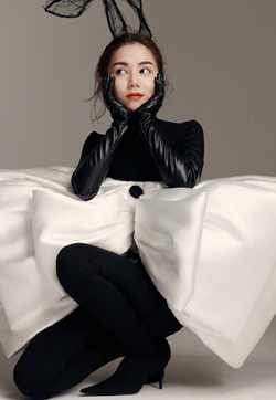 非主流美女模特邓紫棋动物造型大片写真图片