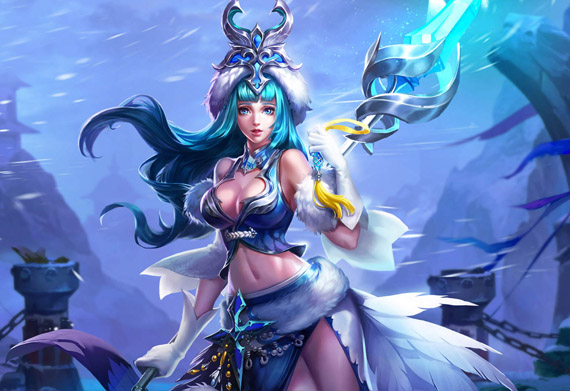 虞姬森之风灵王昭君冰雪之华周瑜真爱至上王者荣耀壁纸