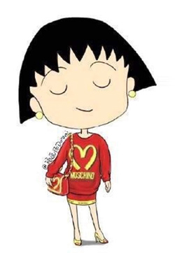 高清动漫人物小丸子的时装秀高清手机壁纸下载