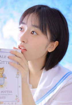 高清沈月清纯甜美学生装写真图片手机壁纸