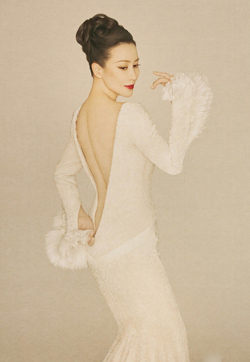 高清古典美女刘嘉玲中国风写真图片风韵十足美如画卷