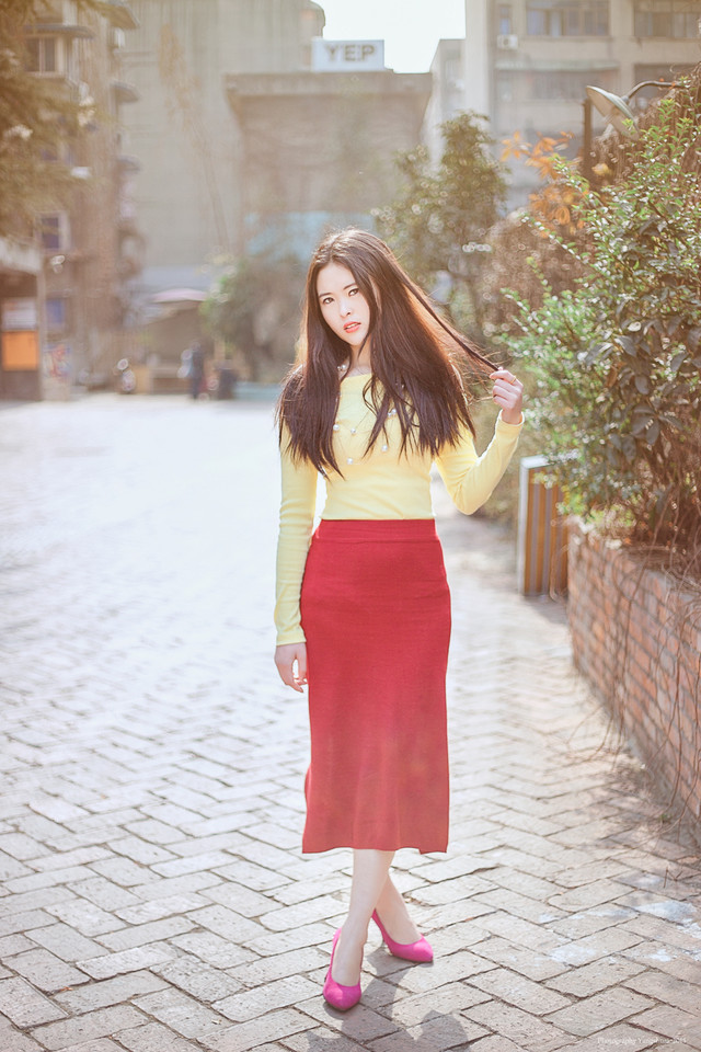 中韩混血儿模特江伊涵写真图片图片