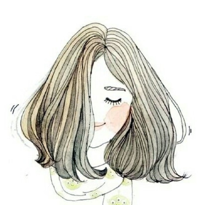 女神头像图片   手绘插画头像图片图片
