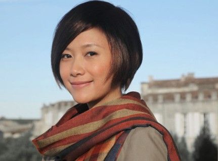 胖圆脸短发发型图片