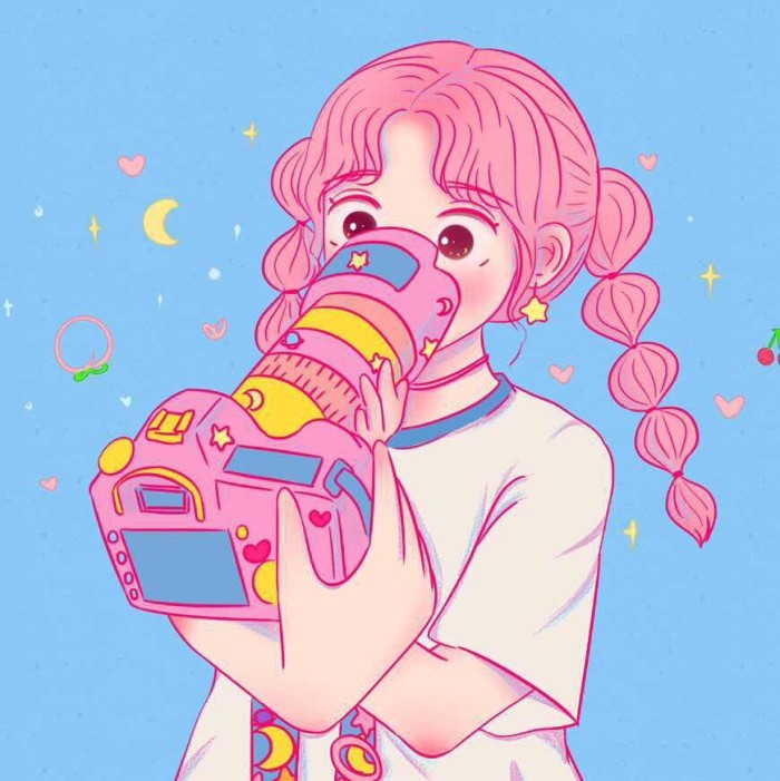 卡通女生头像图片图片