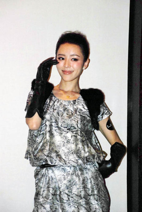 中国内地福建永安女演员张静初红衣造型写真图片：知性优雅图片