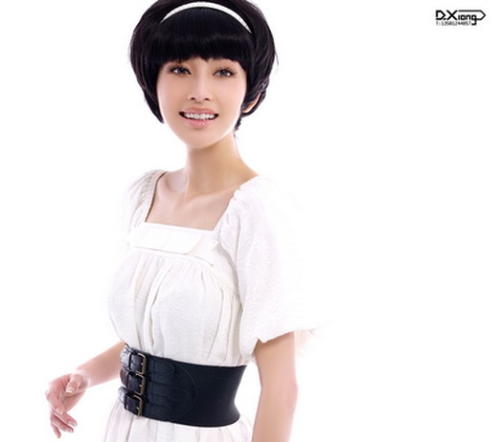 中国大陆广西省桂林模特女演员张俪写真图片图片