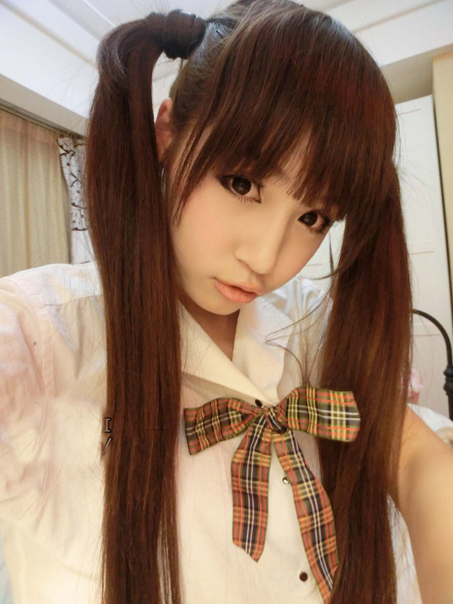 学生装美女图片