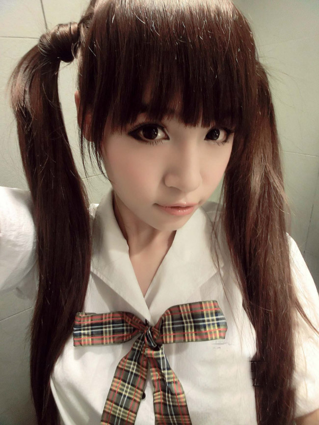 学生装美女图片