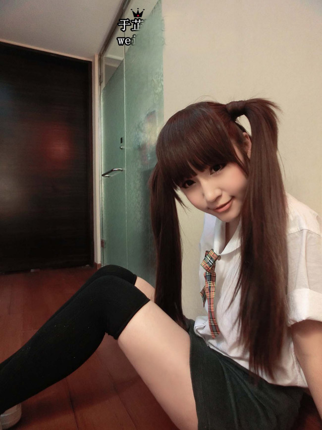 学生装美女图片