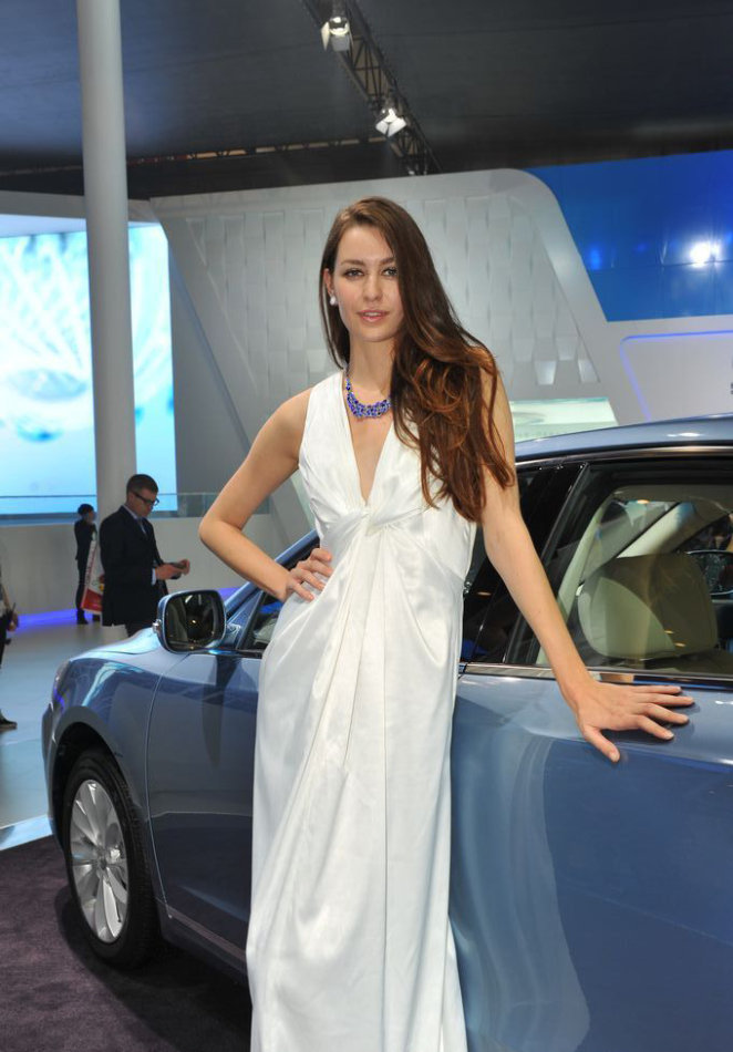 2013上海车展美女车模  车模集合写真图片