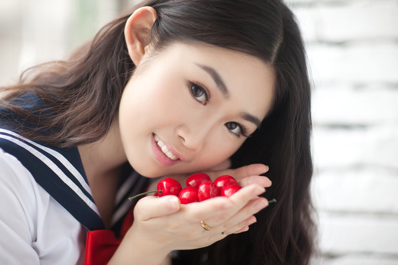 校园清纯小MM 可爱校服短萌妹子校园写真图片