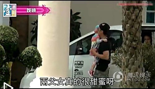 吴尊喜添子 与女儿亲密一家四口照曝光图片