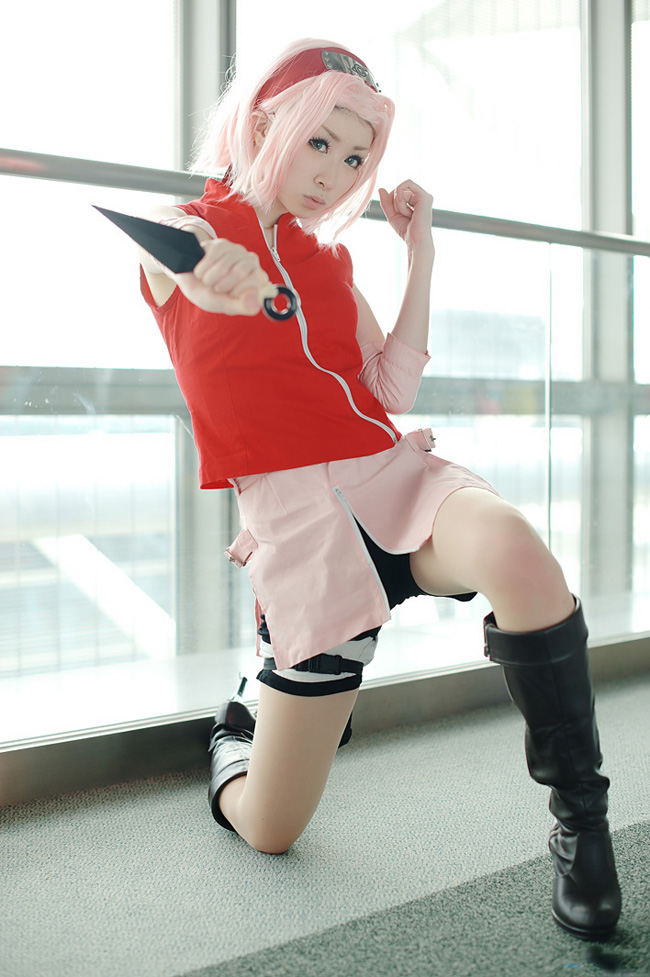 洛天依金丝雀可爱萝莉丝袜美腿Cosplay写真图片