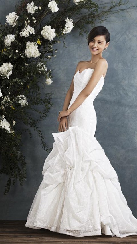 文咏珊《新娘ModernBride》性感婚纱写真图片图片