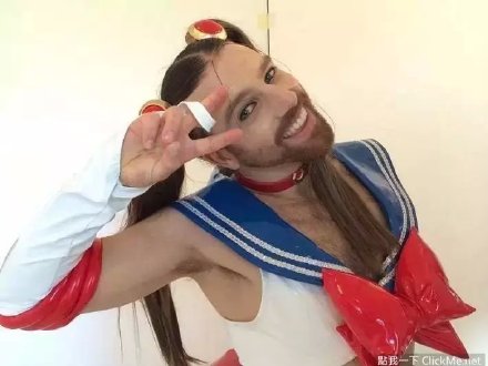 胡须女ladybeard搞怪写真图片 大胡子辣妹ladybeard图集 ladybeard正装图片图片