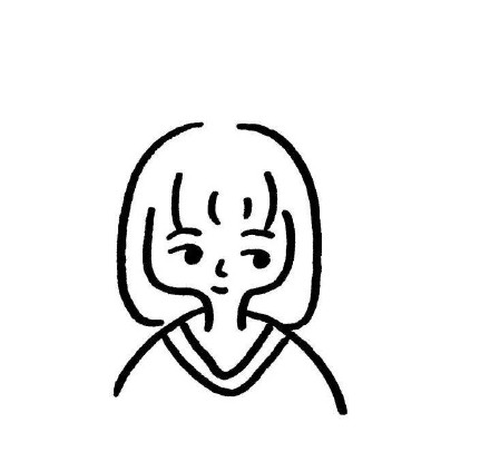 简单可爱女生简笔画头像图片图片