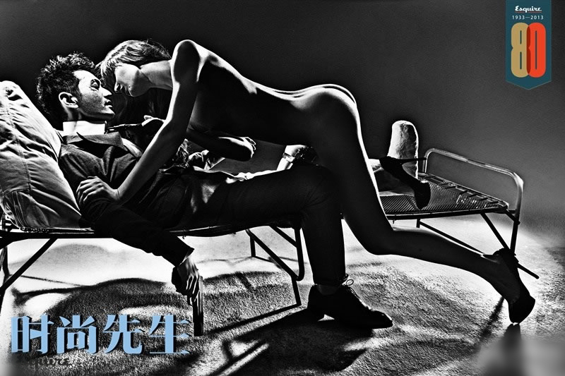 黄晓明性感内裤写真 腹肌马甲线齐上阵图片