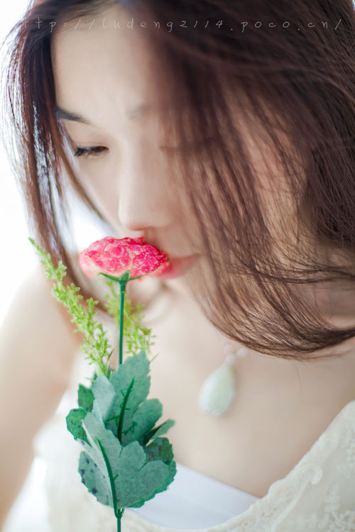 玫瑰美女图片