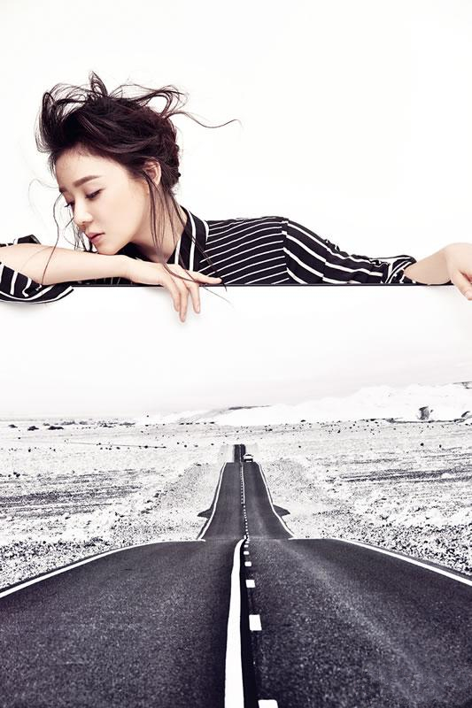 袁姗姗初春写真图片 尽情演绎邻家女孩的甜美日常图片