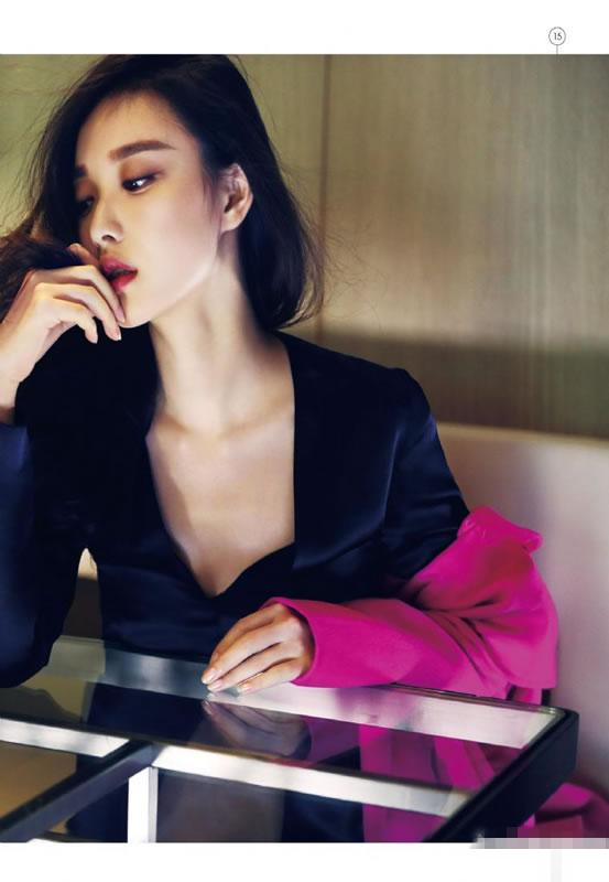 倪妮封面图片妖艳笑容性感十足图片