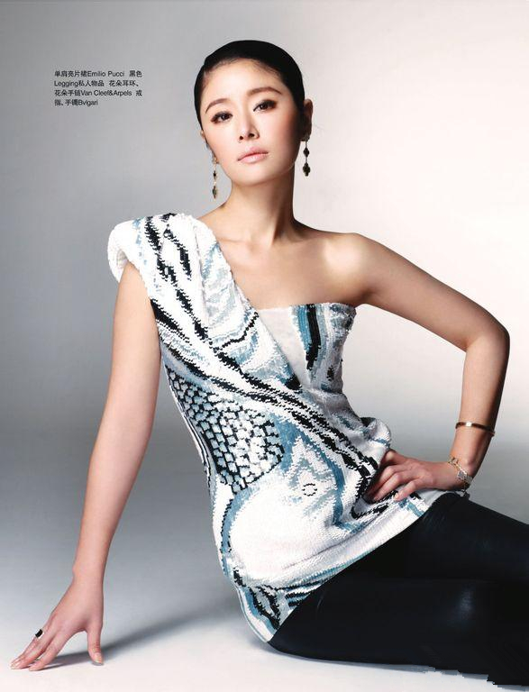 最美红颜林心如时尚帅气登封面 御女驾到很养眼林心如杂志图片图片