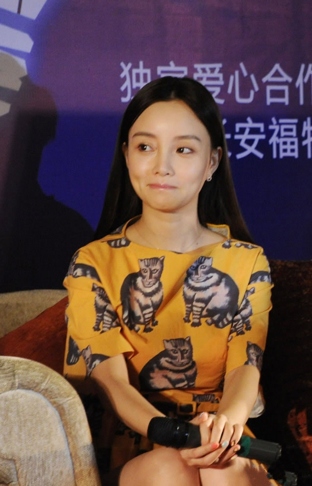 李小璐现身公益露美腿 与贾乃亮秀恩爱图片图片