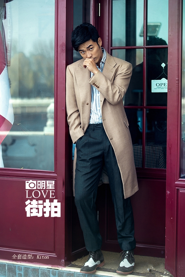 中国大陆男演员贱贱好男人陈赫最新时尚街拍曝光图片