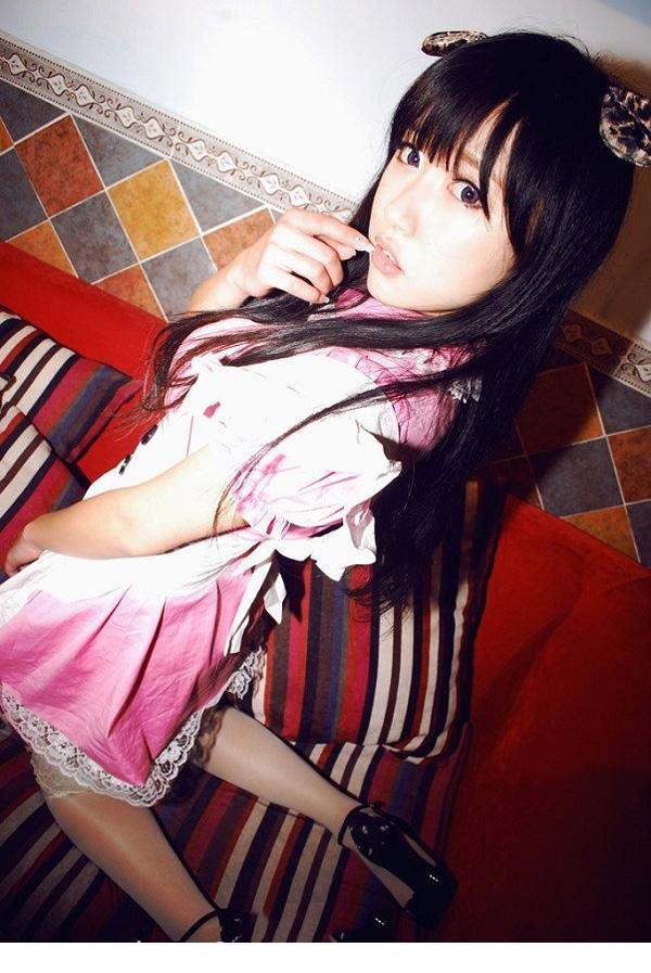 中国内地影视女演员林源黑色西装魅力写真图片图片