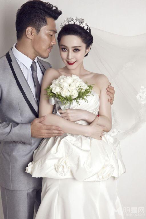 秦岚婚纱杂志图片 温婉惊艳动人图片