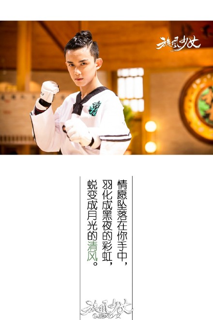 吴磊《旋风少女》剧照 吴磊饰演亦峰师兄帅气元武道图片