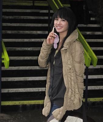 蔡依林罕见生活照图片 俏皮可爱小女生图片