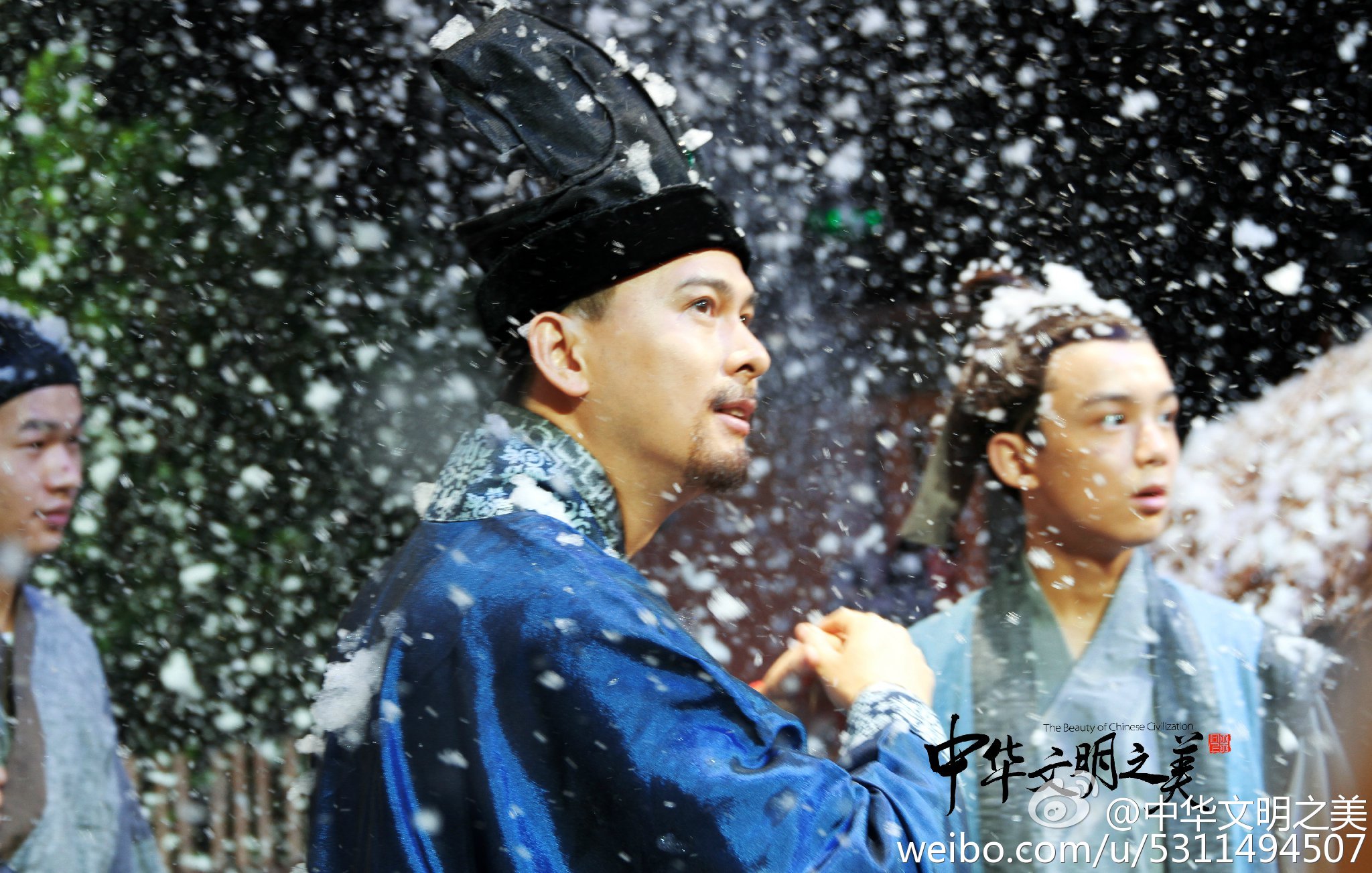 吴磊录制湖南卫视《天天向上》中华文明之美短剧花絮图整理图片