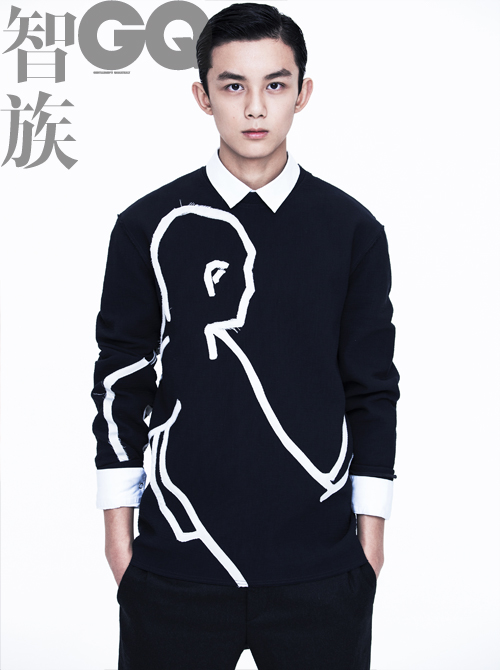 吴磊拍摄智族GQ十月刊的酷照 吴磊帅气小小少年图片