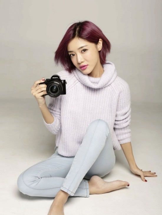 中国四川内江女演员邓家佳可爱时尚美女明星个性写真图片图片
