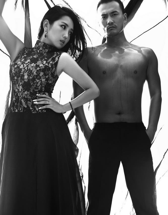美女明星张歆艺性感婚纱写真图片图片