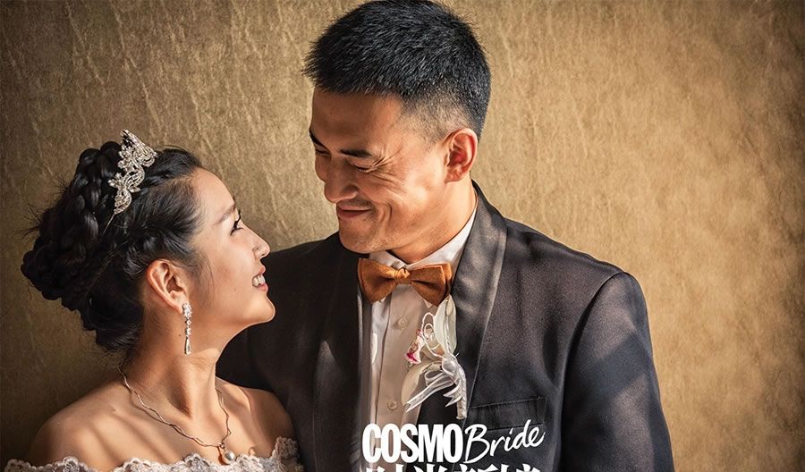 Angelababy图片-婚事逼近登上《时尚新娘COSMOBride》12月刊封面图片